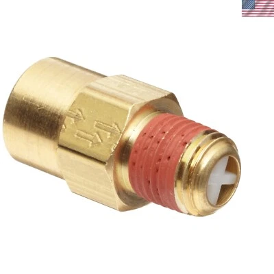Válvula de retención compacta de latón 1/4" NPT con clasificación de 250 PSI - Control de flujo confiable Foto 1 de 3