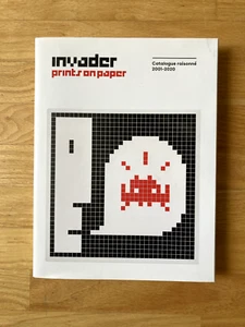 INVADER PRINTS ON PAPER BOOK STREET ART RARE - Picture 1 of 6