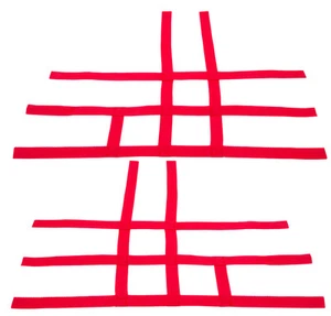 LTZ 400 KFX 400 DVX 400  Nerf Bar Nets  Pro Peg  Fits Alba Tusk    Red J - Picture 1 of 2
