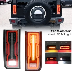 4in1 LED Tail Lights Rear Turn Signal Brake Reverse Lamp For 03-09 Hummer H2 SUV - Picture 1 of 14