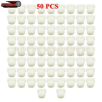 50pcs Nylon Trim Screw Nuts Grommets for 5/16" Square Hole GM Truck 3919773 - Imagem 1 de 4