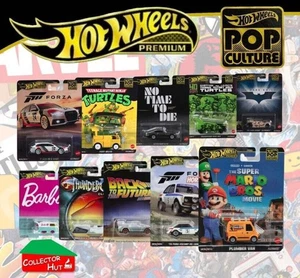Hot Wheels Premium Pop Culture Themed Vehicles HXD63 Real Riders - Picture 1 of 20