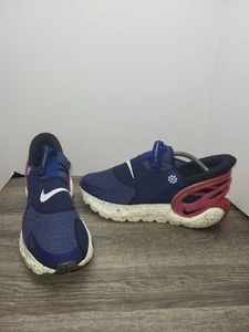 Nike Glide Flyease Premium Blue Void Athletic Shoes Navy Blue Slip On Men's 12 - Picture 1 of 10