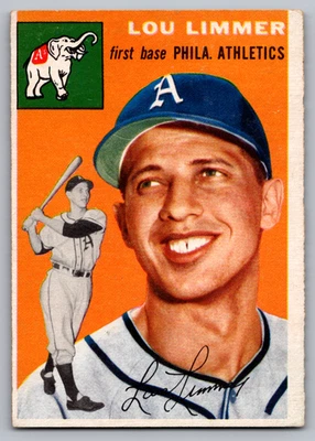 1954 TOPPS #232 LOU LIMMER A'S ROOKIE - Image 1 of 3