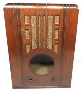 vIntage SILVERTONE 1989  BATTERY TOMBSTONE:   SHELL & GRILL CLOTH  16 X 9 X 12" - Picture 1 of 7