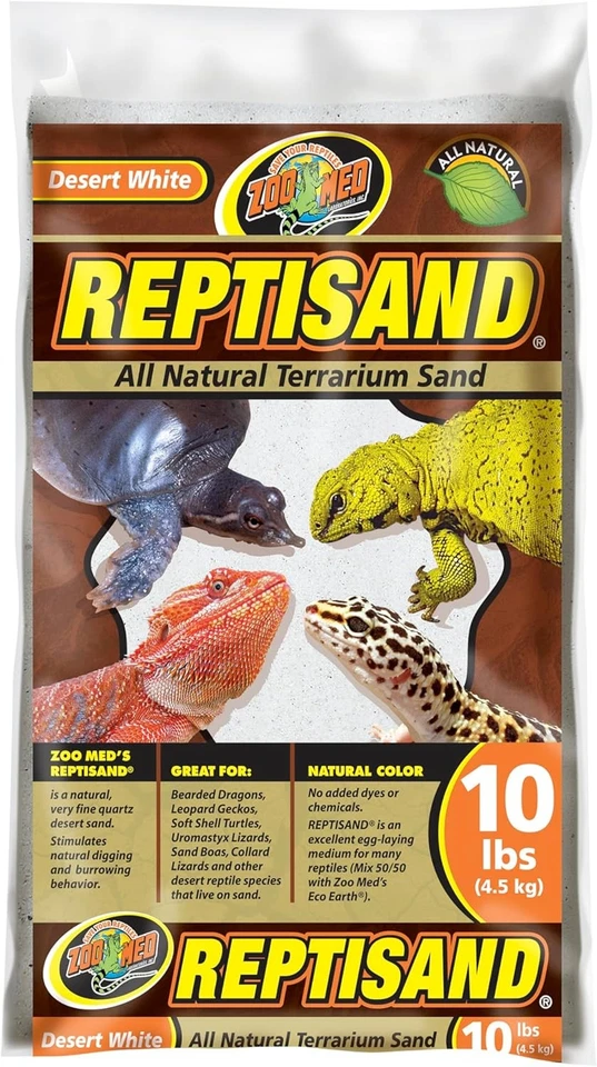 Zoo Med ReptiSand®, 10 libras, blanco desierto 10 lb, naranja  Foto 1 de 1