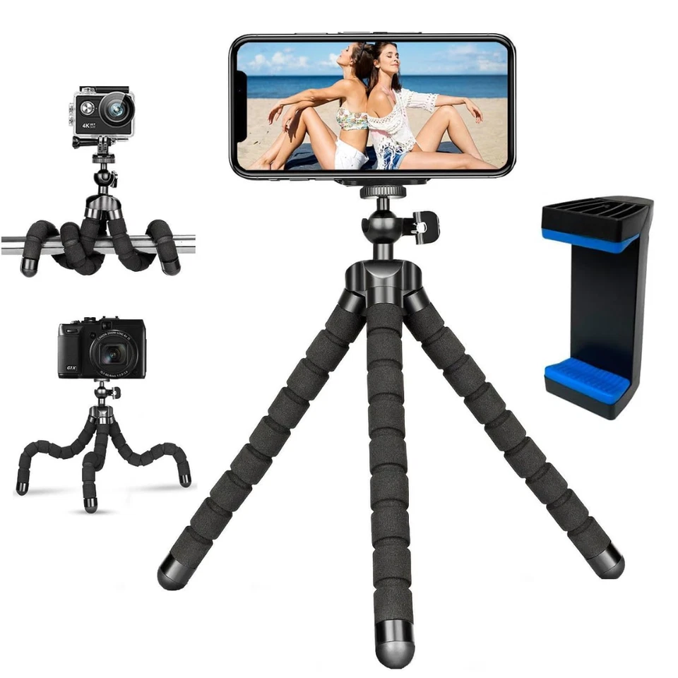 Octopus Adjustable Tripod Stand Flexible Phone Holder for iPhone Camera Bracket - Image 1 of 1