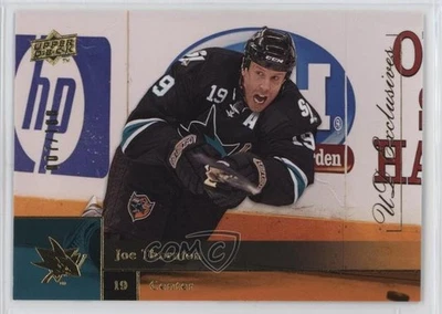 2009-10 Upper Deck UD Exclusives /100 Joe Thornton #152 HOF - Image 1 of 2