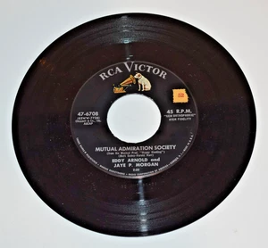 Jaye Morgan/Eddy Arnold 45 rpm -  If'n/Mutual Admiration Society EX+  2 - Picture 1 of 3