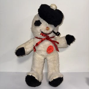 Vintage Bijou Toys Snowman Smoking Cigar Plush READ - Picture 1 of 18
