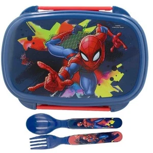 Spiderman Sandwich Box + Cutlery Set - Picture 1 of 4