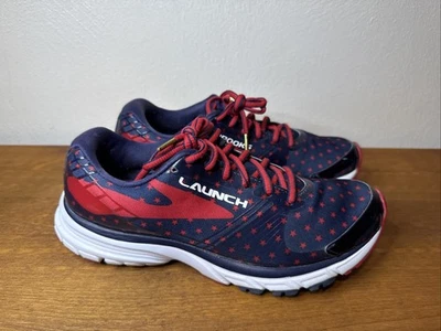 Brooks Launch 3 Running Shoe Womens Size 8 Victory Stars Stripes USA Limited - Image 1 of 4