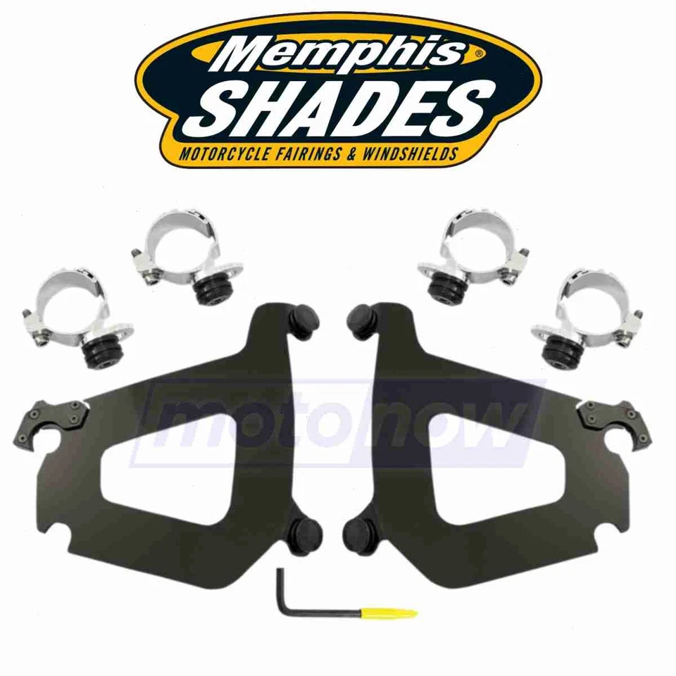 Memphis Shades Trigger-Lock Mount Kit for Bullet Fairing for 2015 Yamaha ws Foto 1 de 4