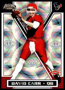 2002 Pacific Exclusive David Carr #192 Houston Texans QB RC - Bild 1 von 3