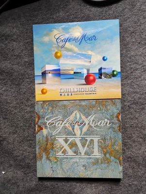 Cafe Del Mar  Vol. 16 (XVI) and Chillhouse Mix 5 CD lot (4 cds total) Foto 1 de 4