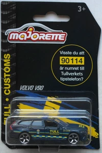 Majorette Volvo V90 dunkelblau TULL CUSTOMS 90114 Neu/OVP Zoll Schweden Sweden - Picture 1 of 4