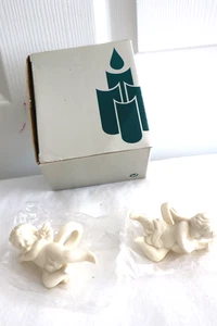 Partylite Cherub Candle Followers Huggers Original Box # PO190 - Picture 1 of 6
