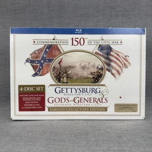 Gettysburg & Gods and Generals Director's Cut Blu-ray 4-Disc Collector's Edition - Picture 1 of 8
