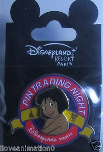 Disney DLP Pin Trading Night Paris Mowgli from Jungle Book LE 400 Pin - Picture 1 of 3