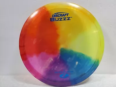 Discraft PFN Z Dye Buzzz Peace Rainbow 180 grams disc golf - Image 1 of 4