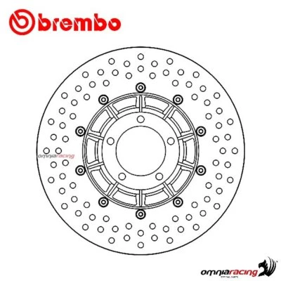 Brembo Gold Series Fixed Front Brake Disc for BMW R100S 1976-1979 - Image 1 of 4