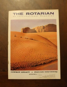 The Rotarian ~ August 1970 ~ Cowboy Legacy - Imagen 1 de 1