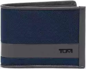 Tumi Tech Geldbörse Alpha SLG Double Billfold Navy-Grey Neu ohne Etikett - Bild 1 von 4
