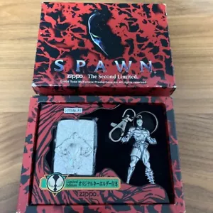 Zippo Spawn Limited Edition Lighter w/ Keychain Serial 0824 Unused Rare - Picture 1 of 7