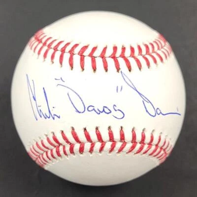 Chili "Dawg" Davis signed MLB Baseball autograph Yankees ~ BAS Beckett Holo - Image 1 of 2