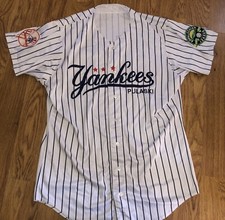 2019 Pulaski Yankees #22 Antonio Cabello Game Worn Baseball Jersey