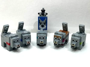 4 x LEGO MINECRAFT WOLFS (minewolf01 - minewolf04 - minewolf06 - minewolf07) - Imagen 1 de 3
