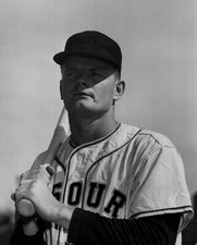 Jerry Schoonmaker Washington Senators poses 1950s Baseball Old Photo 1