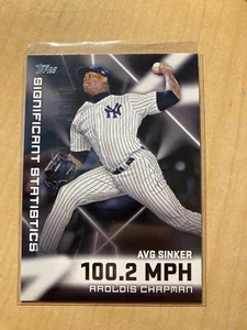 2023 Topps SS-20 -Aroldis Chapman - Significant Statistics - Yankees - Picture 1 of 2