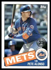 Topps Update Series 2020 - 1985 Topps Baseball #85TB-28 Pete Alonso - Imagen 1 de 2