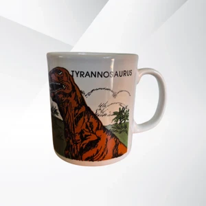 Vintage Tyrannosaurus Rex Ferocious Dinosaur 1980s Coffee Mug by Kilncraft - Picture 1 of 6