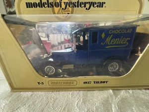 Matchbox Y-5 1927 Talbot "Menier" Chocolat - Picture 1 of 3