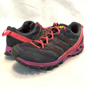 Adidas Women's Kanadia TR 5 Q35440 Gray Purple Pink Running Shoes Lace Up Size 8 - Picture 1 of 11