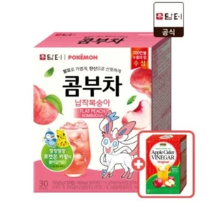 Damtuh Pokemon Kombucha Flat Peach Flavor 30 Sticks - Imagen 1 de 3