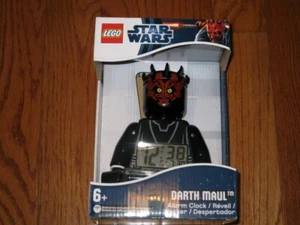 **Nuevo** Lego Star Wars Darth Maul Reloj Despertador Digital 9005596 Raro - Imagen 1 de 2
