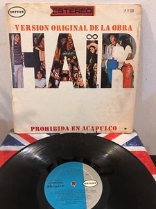 HAIR Musical ACAPULCO - MEXICO Cast OST 1969 12" LP Psych Latin Funk Soul - Picture 1 of 5