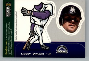 1998 (ROCKIES) Collector's Choice Mini Bobbing Heads #13 Larry Walker