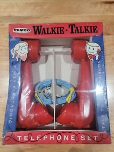 Remco 2-way Electronic Walkie Talkies New Old Stock in Original Box! See Notes