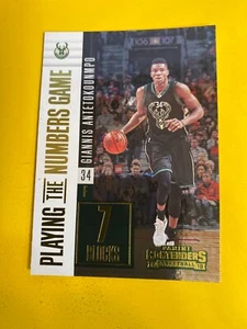 55400 2017-18 Contenders Playing the Numbers Game #23 Giannis Antetokounmpo $15 - Picture 1 of 3