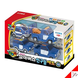 Tayo Little Bus Friends Special Set Vol.10 Mini Car Toy / Kan,Lecky,Ricky,Tweet - Picture 1 of 9