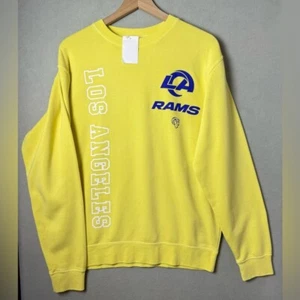 Los Angeles Rams The Wild Collective Unisex Sweatshirt Yellow Graphic M - Picture 1 of 11