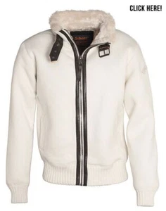 NWT Schott Brothers 6X Big and Tall Zip Up Sweater Jacket Wool Blend F1150 - Picture 1 of 1