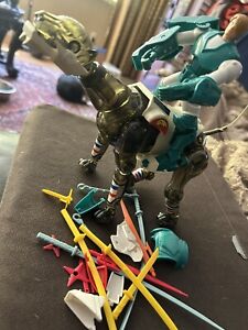 Ronin Warriors Action Figure Lot - Playmates 1995  Rare Jaguar Henshin cyborg