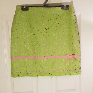 Island Republic Pink and green embroidered skirt Sz6 - Picture 1 of 4