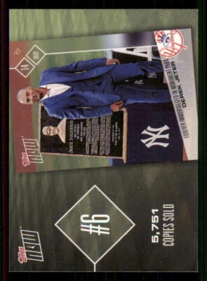 2018 Topps Top 10 Topps Now Inserts #TN6 Derek Jeter - Image 1 of 2