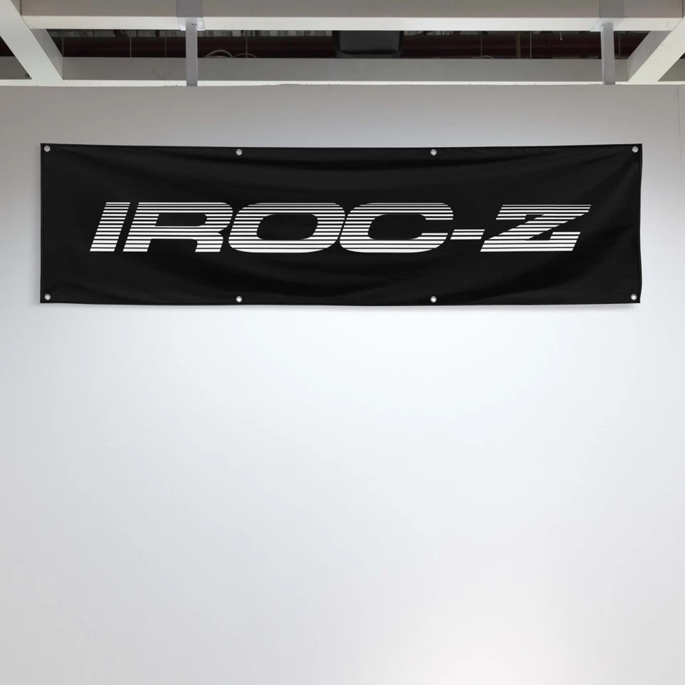 Camaro IROC-Z Fans 2x8 ft Flag Birthday Gift Banner - Image 1 of 1